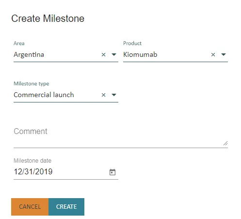 Planning - Rollout plan create